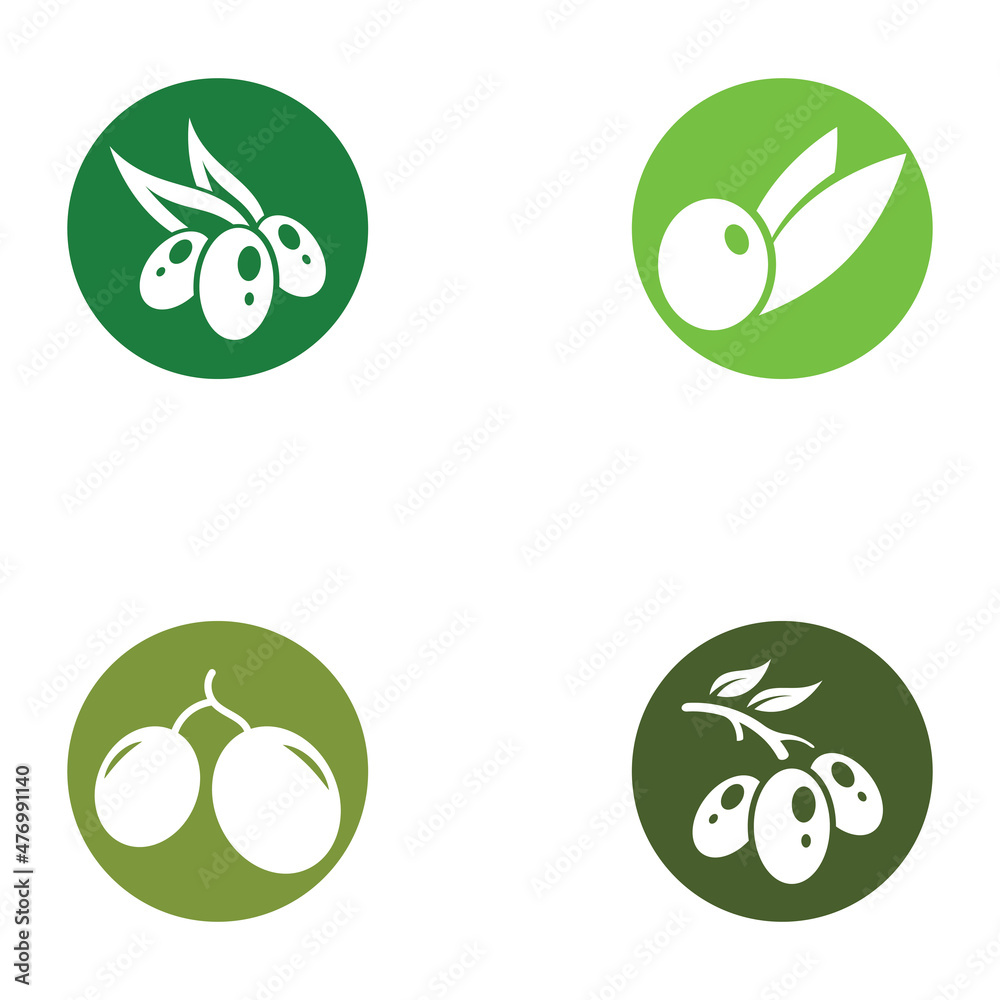 olive icon vector illustration design template olive icon vector illustration design template