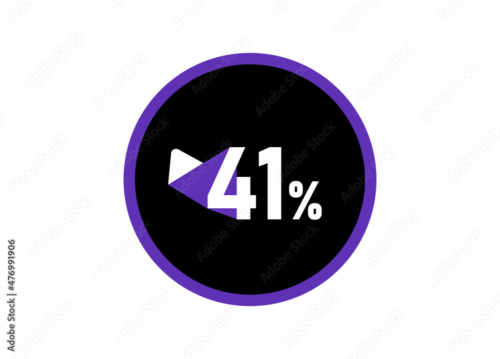 41% Round design vector, 41 percent images 41% Round design vector, 41 percent images