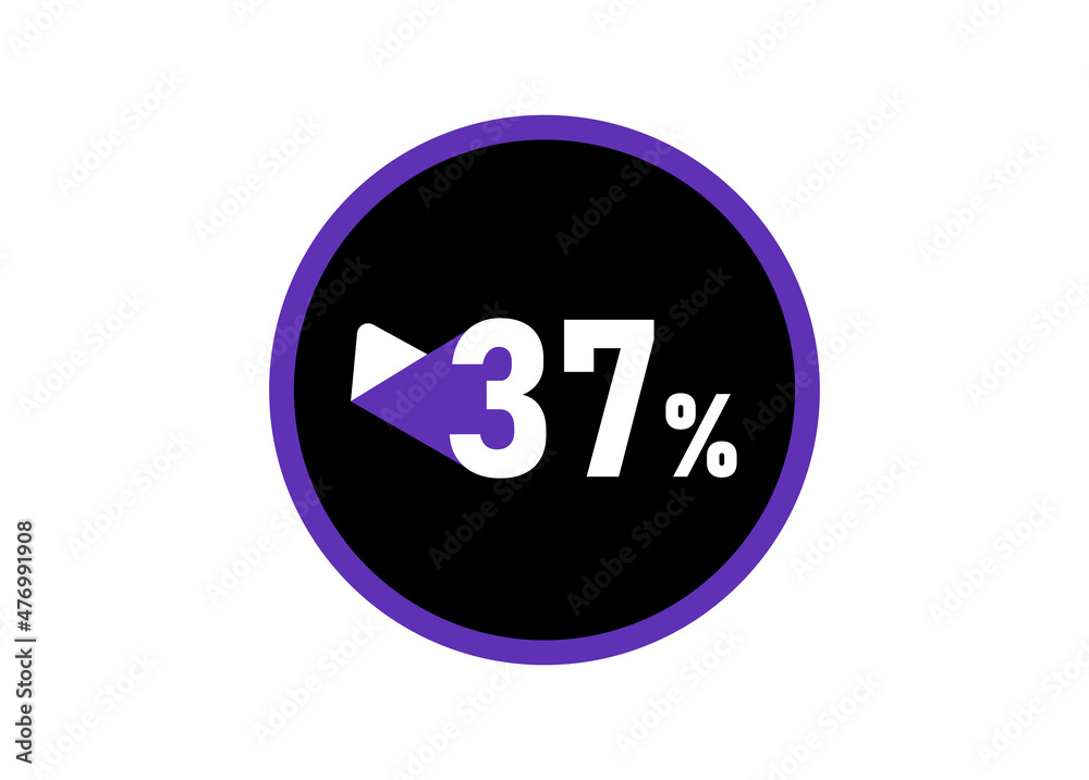 37% Round design vector, 37 percent images 37% Round design vector, 37 percent images