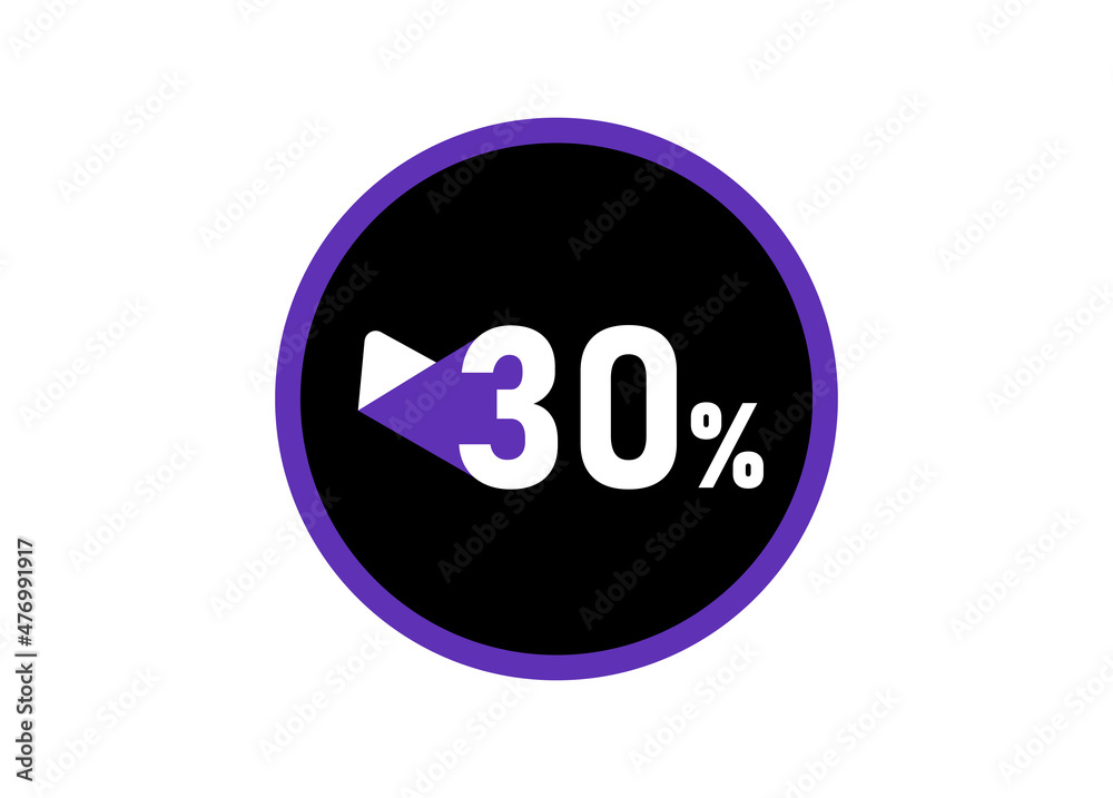 30% Round design vector, 30 percent images 30% Round design vector, 30 percent images