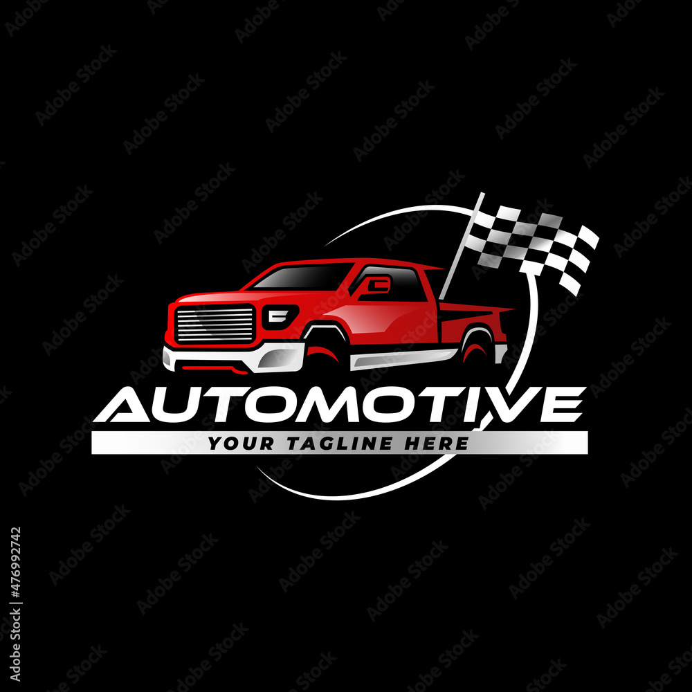 Automotive Company Vector Logo Template