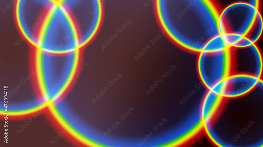 Abstract circles on dark background Abstract circles on dark background