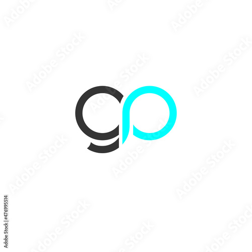 Gp, pg And p or G logo design vector templates 