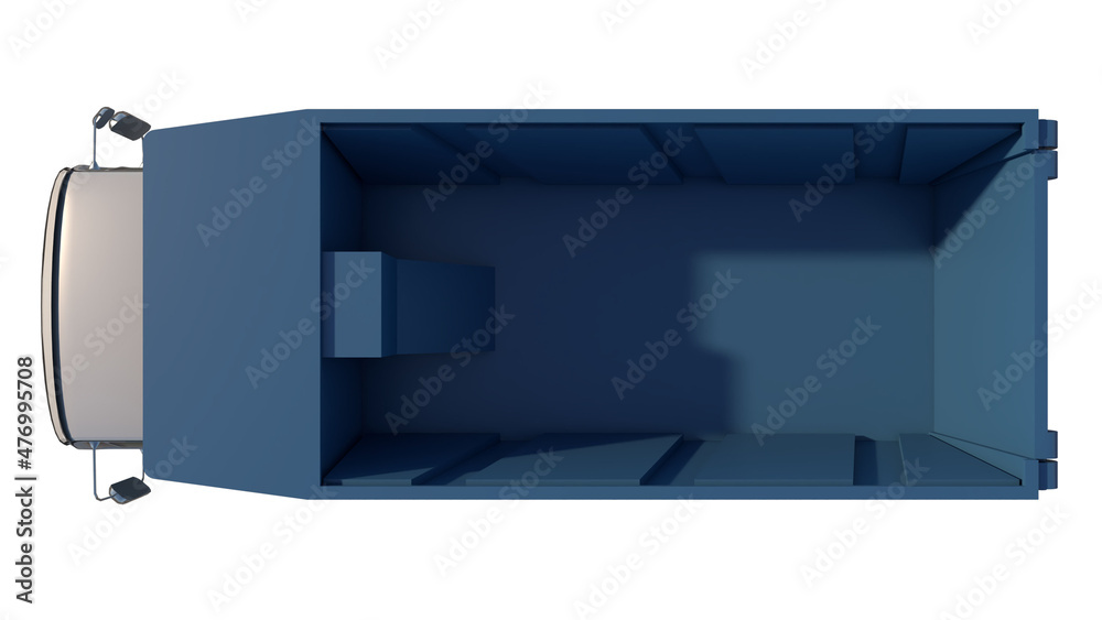 Cargo Dump Truck 1- Top view white background 3D Rendering Ilustracion 3D Cargo Dump Truck 1- Top view white background 3D Rendering Ilustracion 3D
