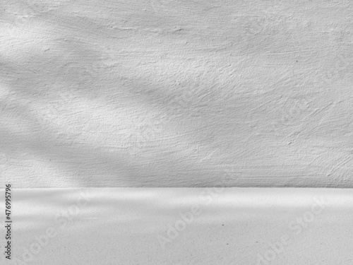 Gray background for product presentation with natural shadows