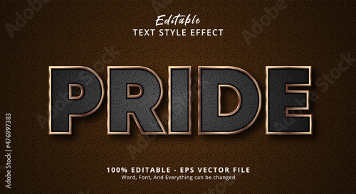 Pride Editable Text Effect