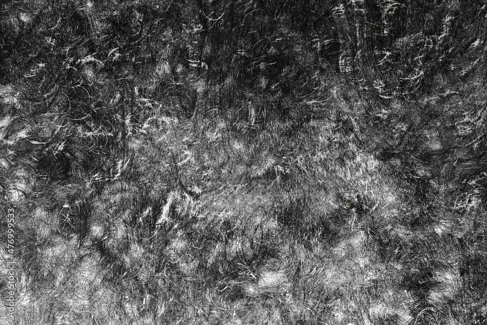Naklejka premium old round scratched plate texture - cute abstract photo background
