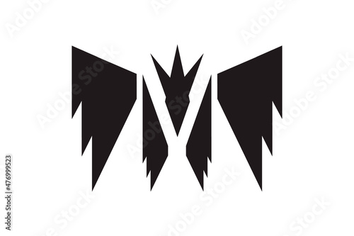 Logo of the proud bird Eagle, falcon or any other predator
