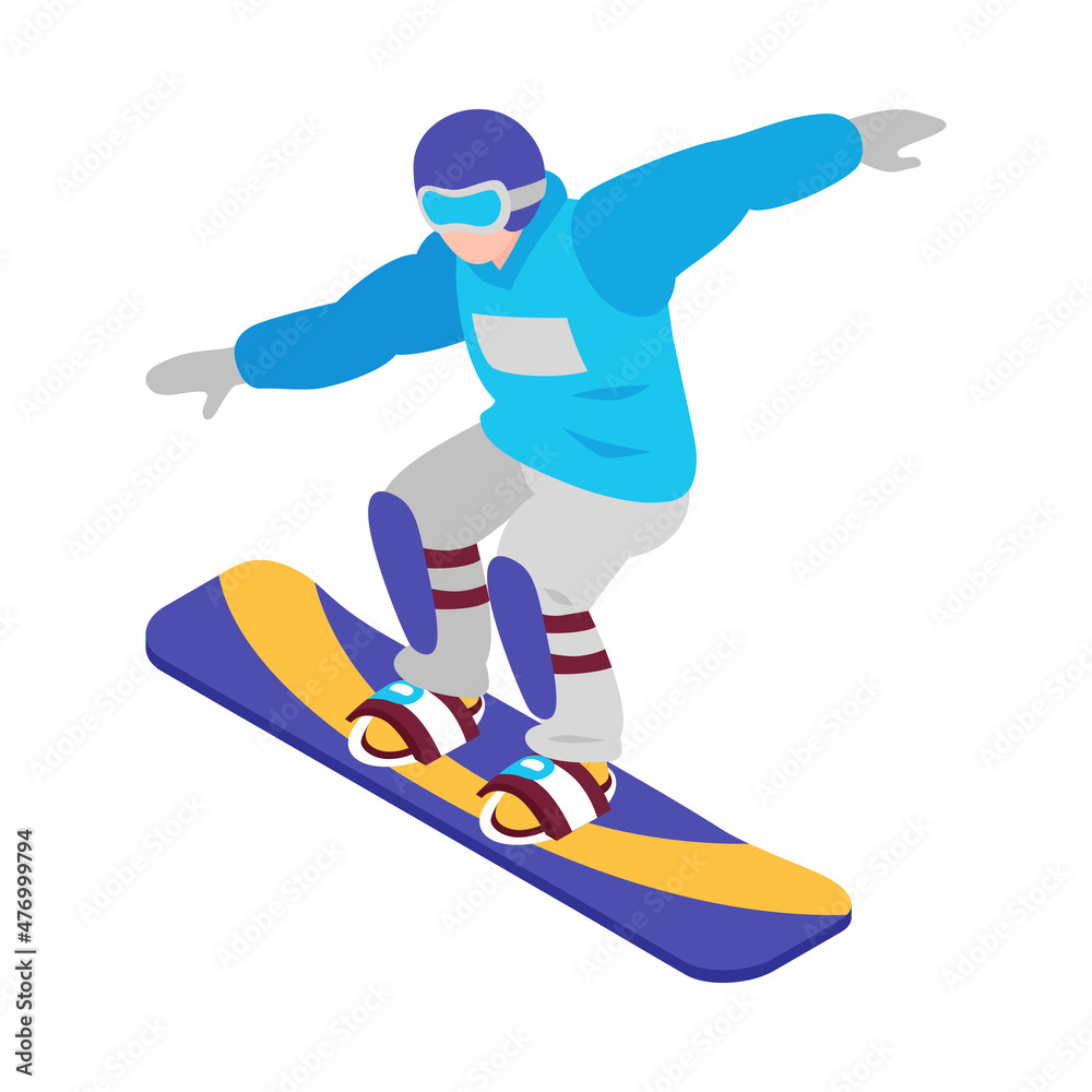 Freestyle Winter Sport Composition