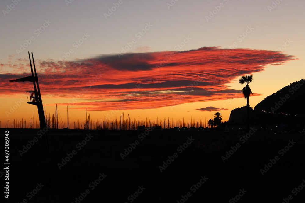 Fototapeta premium Mediterranean sunset