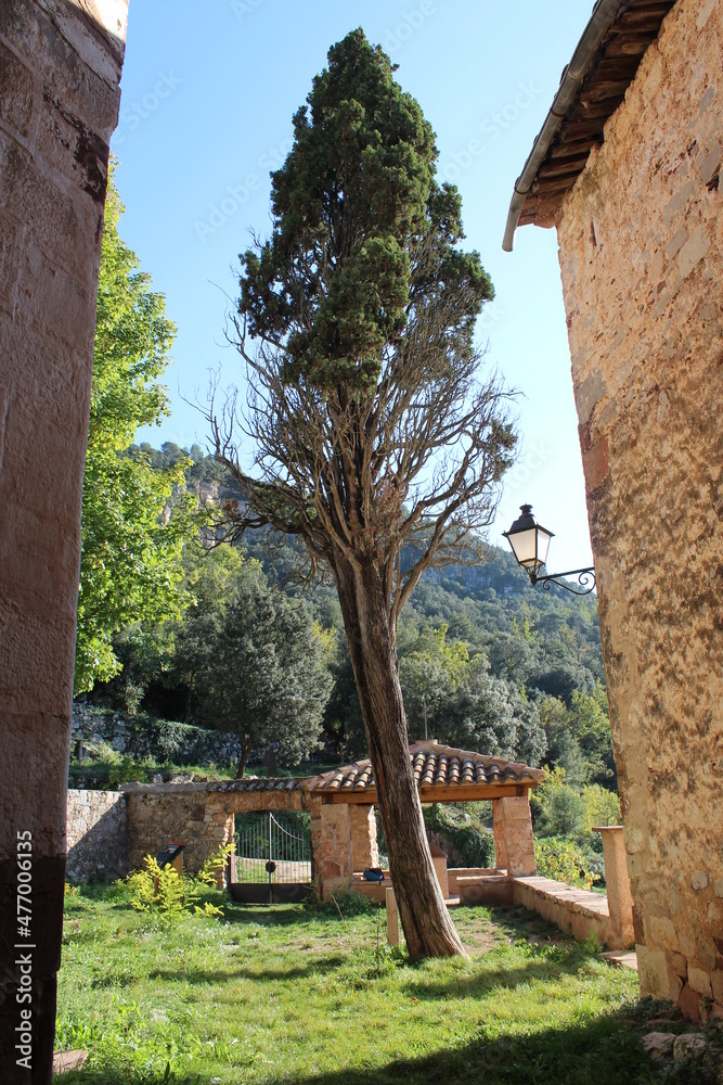 Old stone building near the small village of Aiguafreda, Catalonia, Spain, Europe. Aiguafreda de Dalt Old stone building near the small village of Aiguafreda, Catalonia, Spain, Europe. Aiguafreda de Dalt
