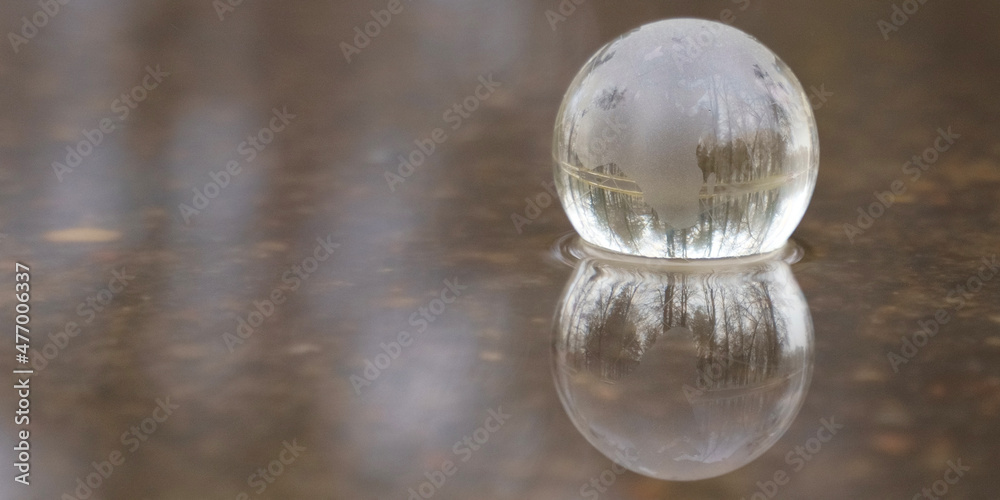 Planet earth - globe in water. Global warming concept. Planet earth - globe in water. Global warming concept.