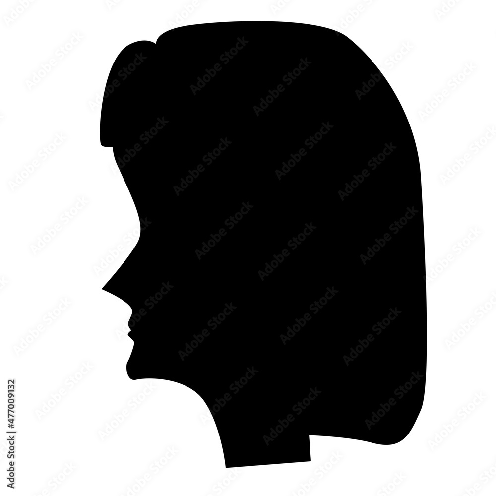 design illustration of people face with silhouette concept design illustration of people face with silhouette concept