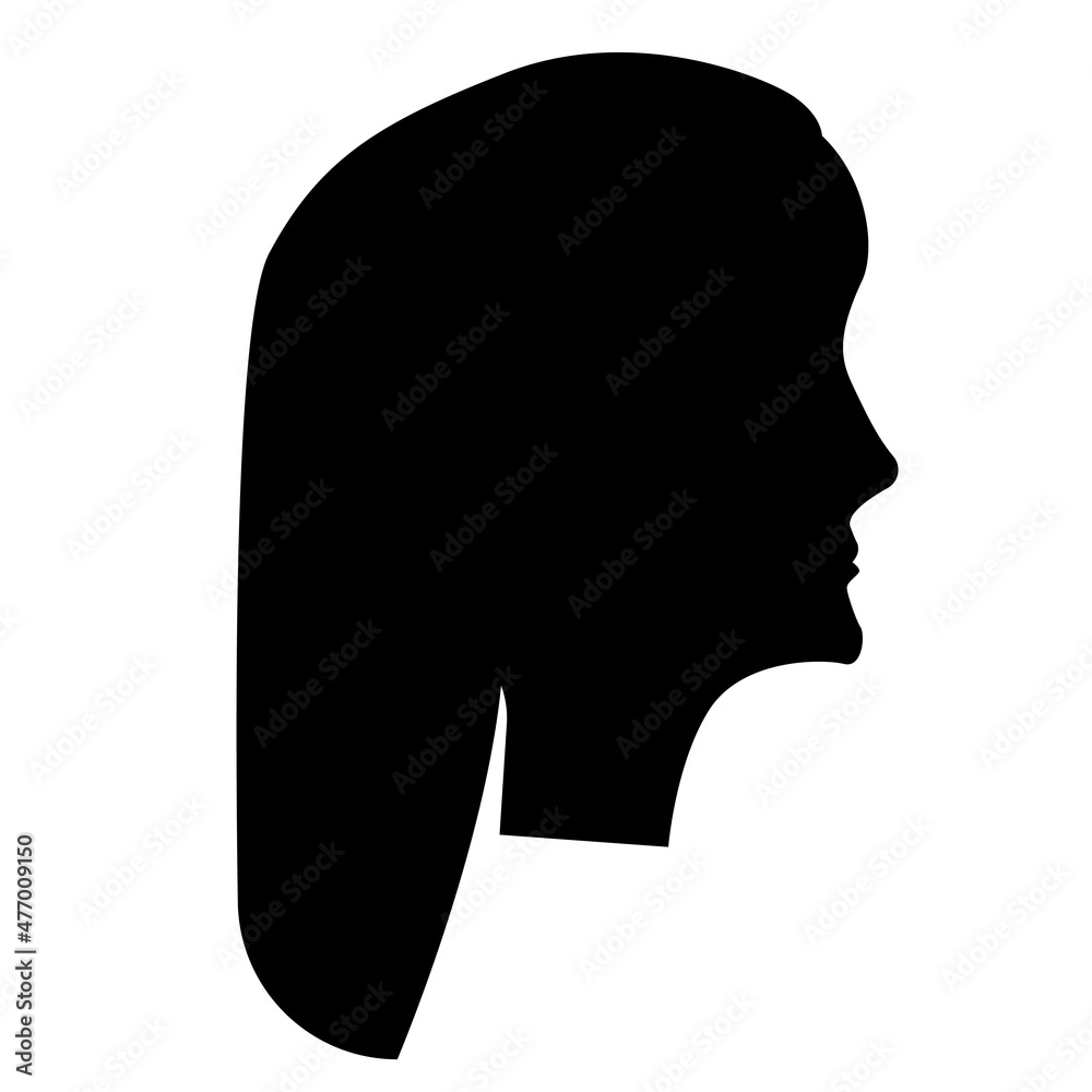 design illustration of people face with silhouette concept 