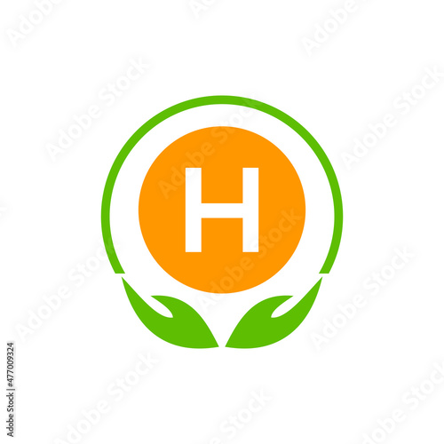 Healthcare Icon Medical Pharmacy Logo On Letter H. Health, Charity Logo With H Logotype Template