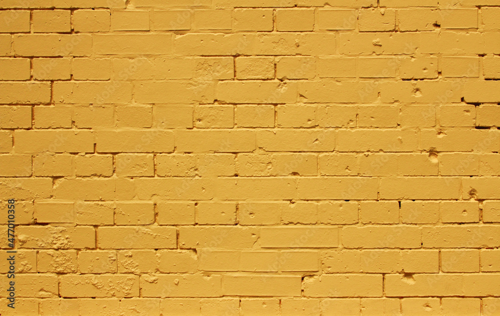 Fototapeta premium yellow brick wall