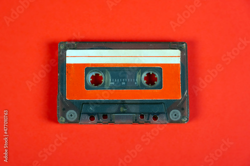 Old Audio Cassette closeup
