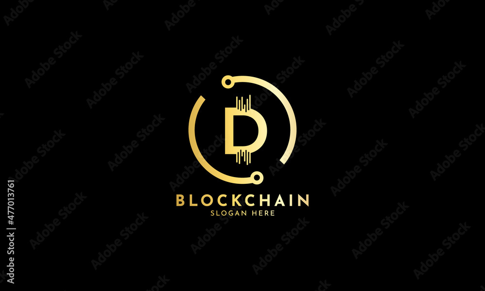 Crypto coin logos. Initial letter D logo, icon - Vector Digital money, block chain, finance symbol. Connect technology and digital, gold currency data concept for your corporate identity Crypto coin logos. Initial letter D logo, icon - Vector Digital money, block chain, finance symbol. Connect technology and digital, gold currency data concept for your corporate identity