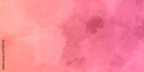 Pink water color background. Brushed Painted Abstract Background. Brush stroked painting. © Towhidul
