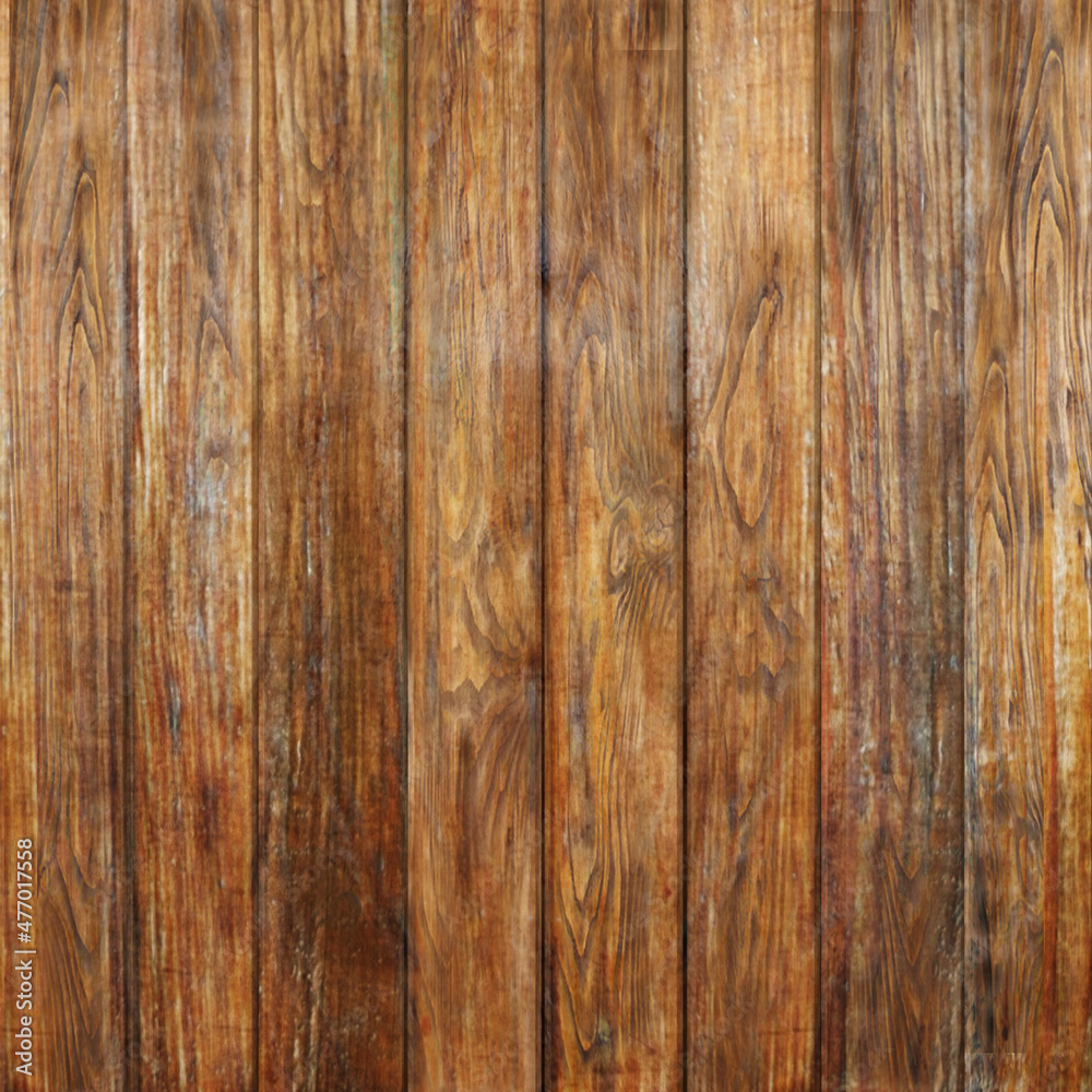 Dark wood texture template with natural pattern. Empty vintage board background