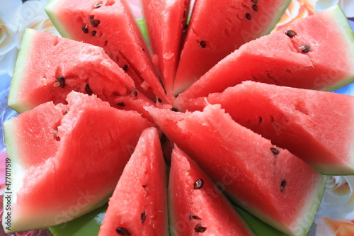slices of watermelon