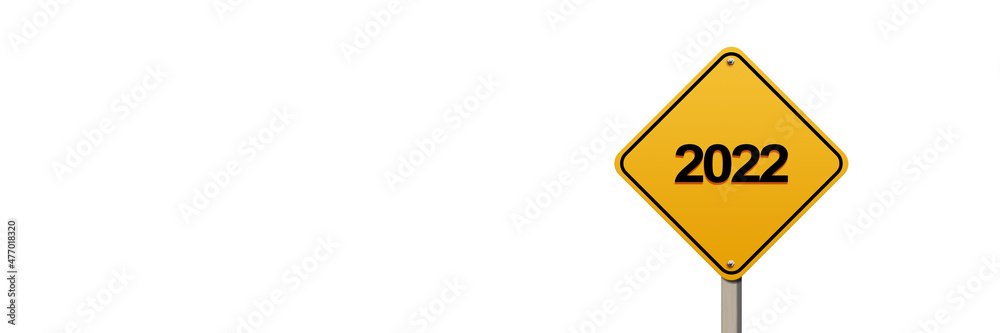 Happy New Year Background. Start to 2022. 3D illustration Happy New Year Background. Start to 2022. 3D illustration