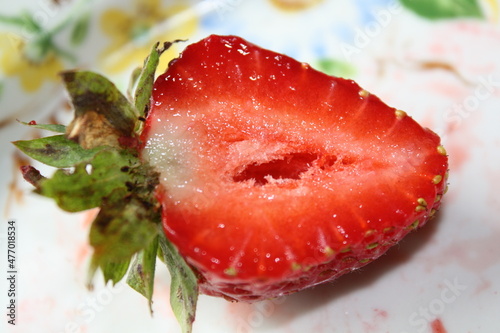 strawberry in a bowl