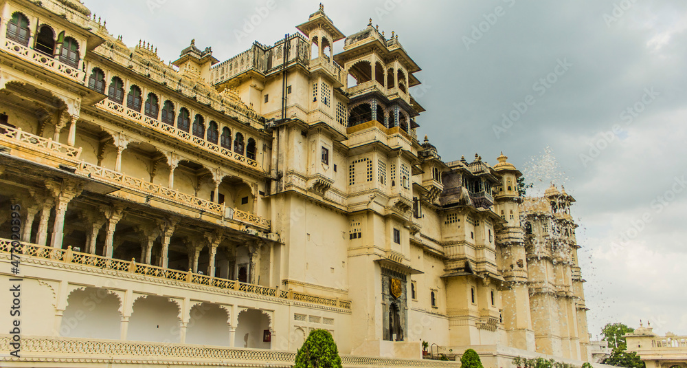 Various views of the city palace, Udaipur