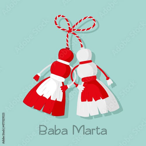 Martenitsa, amulet. The Martisor holiday, the meeting of early spring.