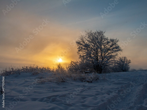 sunrise in the winter © Maria