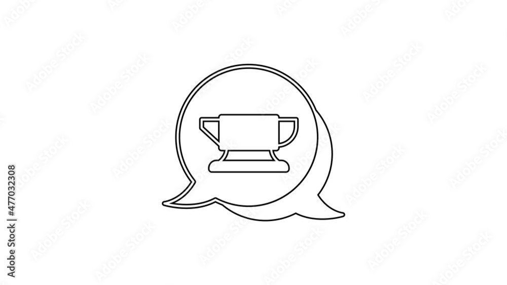 Black line Blacksmith anvil tool icon isolated on white background. Metal forging. Forge tool. 4K Video motion graphic animation Black line Blacksmith anvil tool icon isolated on white background. Metal forging. Forge tool. 4K Video motion graphic animation