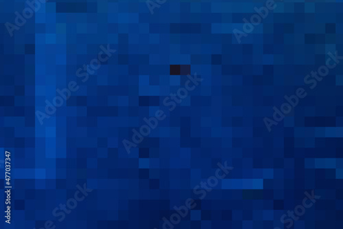 Dark blue abstract geometric pattern background. Gradient background. Minimal geometric halftone gradients for presentation, magazines, fliers, annual reports, posters and business cards. Vector