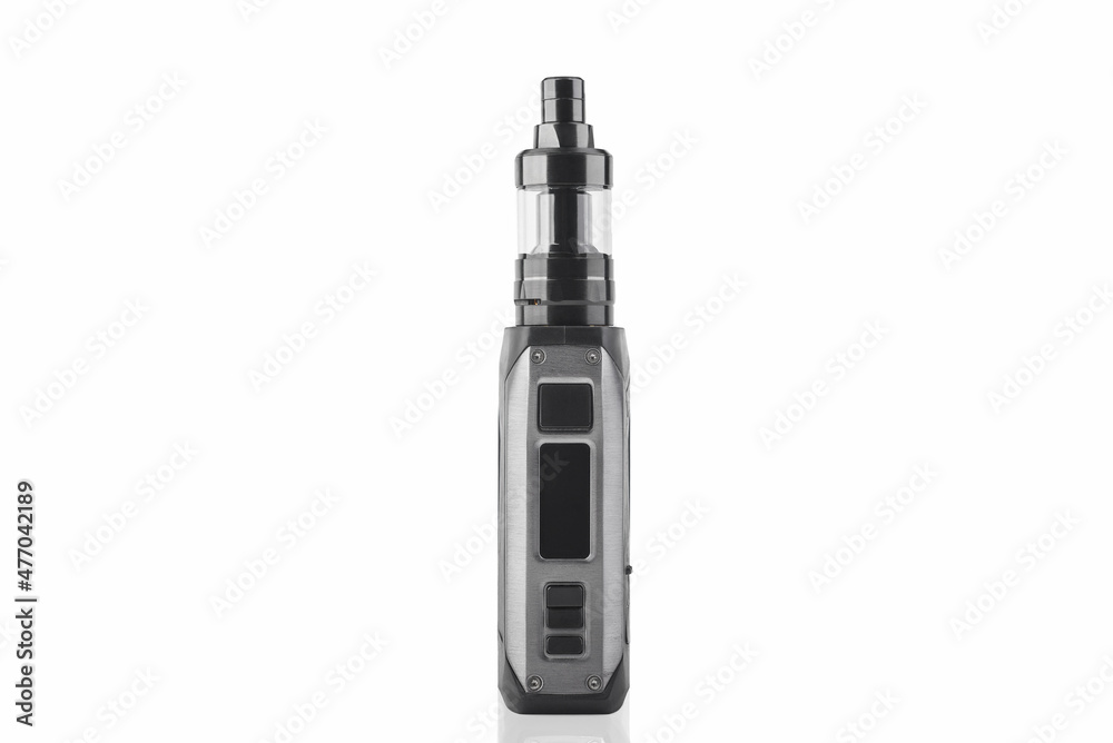 Electronic cigarette for vaporizing isolated on white Electronic cigarette for vaporizing isolated on white
