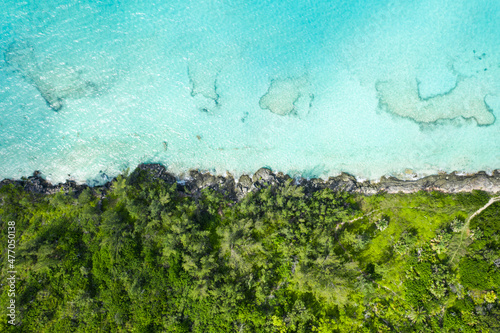 Fototapeta Naklejka Na Ścianę i Meble -  Drone Photography of Bermuda Landscapes and Ocean