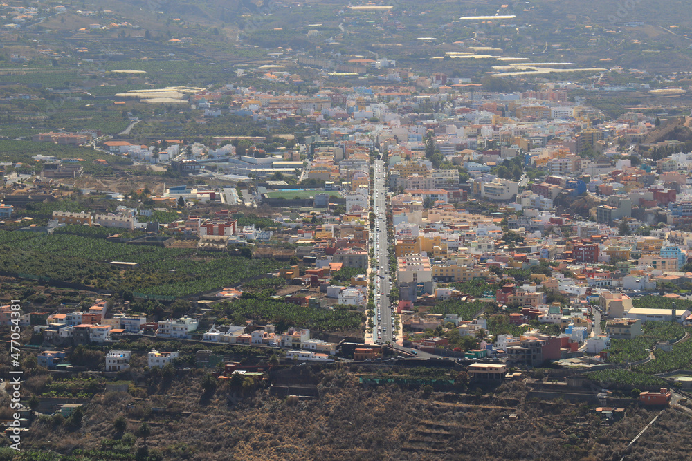 colorful city on canary islands