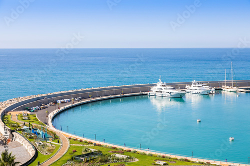 Cala del Forte - Ventimiglia. Principality of Monaco ports  brand new marina