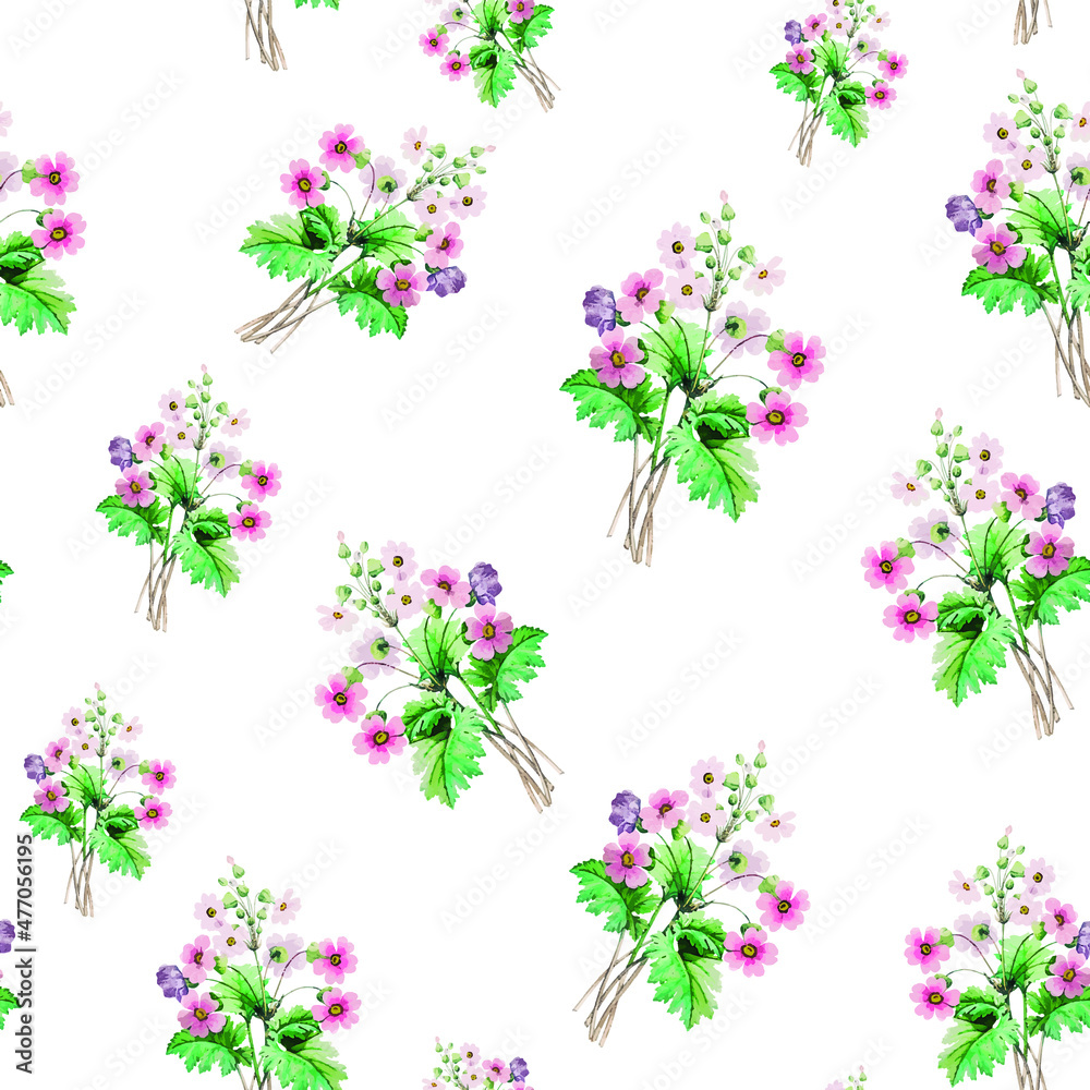 Spring flowers print. Seamless floral pattern. Plant design for fabric, cloth design, covers, manufacturing, wallpapers, print, gift wrap and scrapbooking Free Download Vector Spring flowers print. Seamless floral pattern. Plant design for fabric, cloth design, covers, manufacturing, wallpapers, print, gift wrap and scrapbooking Free Download Vector