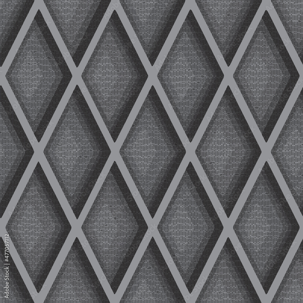 Obraz premium Abstract seamless background. Noise structure with rhombuses