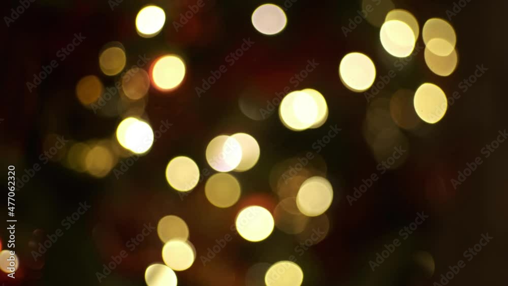 Shimmering abstract colored defocused Christmas lights, 4k Shimmering abstract colored defocused Christmas lights, 4k
