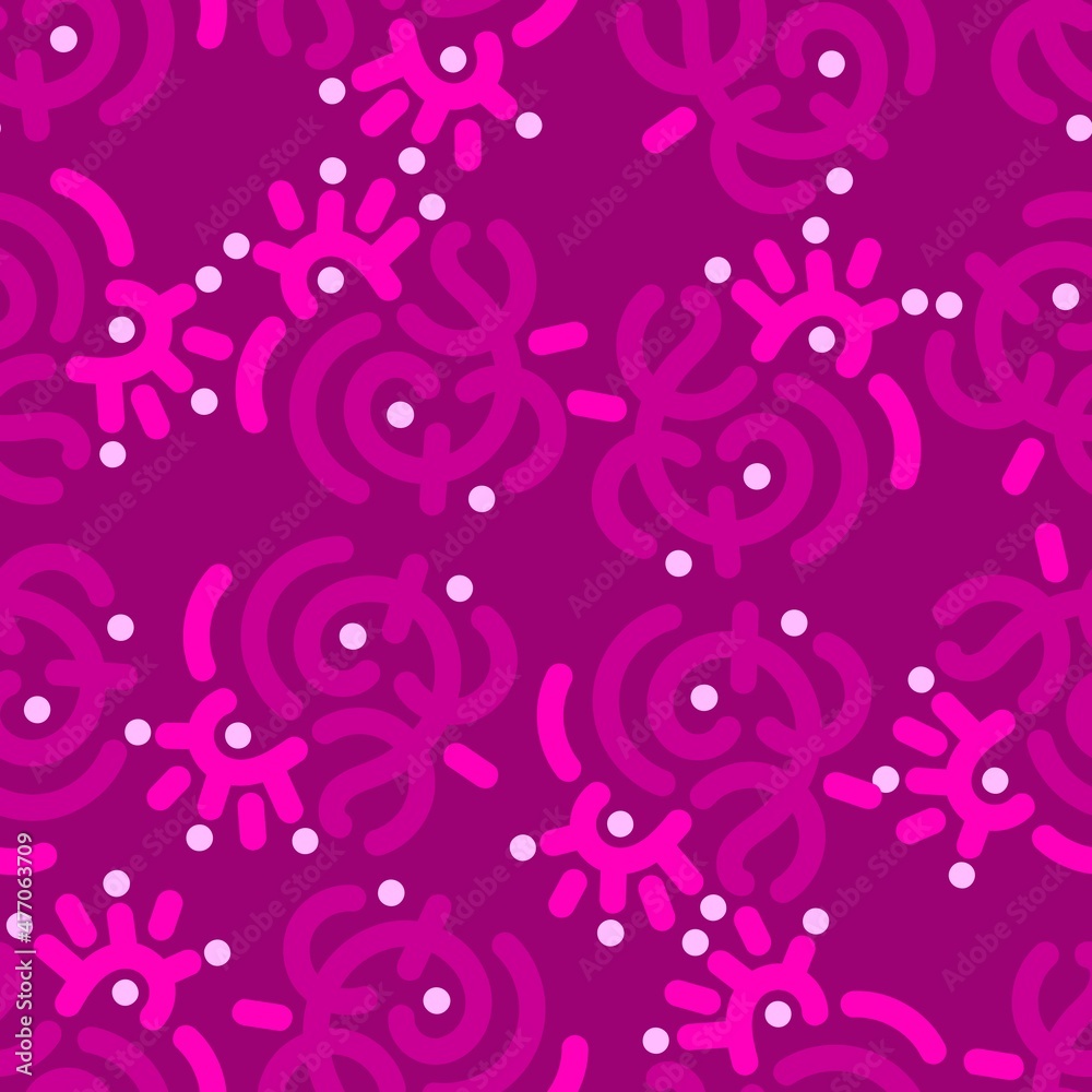 pink abstract seamless pattern creative vintage design background vector illustration