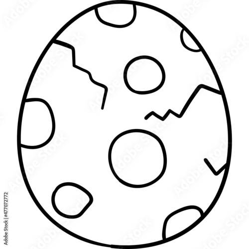Doodle dinosaur egg