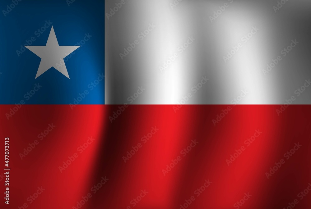 Chile Flag Background Waving 3D. National Independence Day Banner Wallpaper Chile Flag Background Waving 3D. National Independence Day Banner Wallpaper