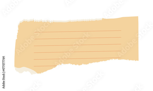 ripped brown paper