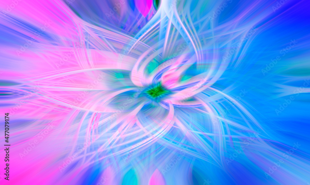 abstract neon pink flower. bright rays background. psychedelic pink background abstract neon pink flower. bright rays background. psychedelic pink background