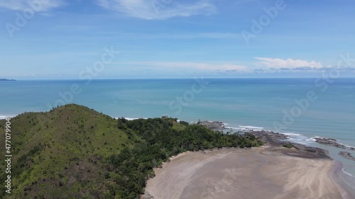 The Pugu, Gondol, Siar and Pandan Beaches of Lundu area at the most southern part of Sarawak and Borneo Island photo