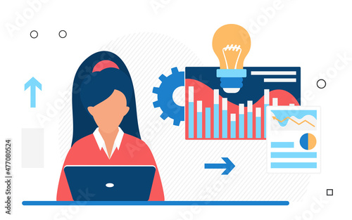 Market qualitative and quantitative assessment analysis. Companies swot and strategies research process