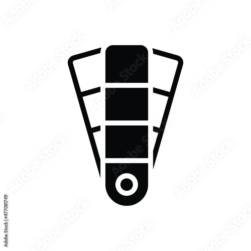Black solid icon for gray dusty