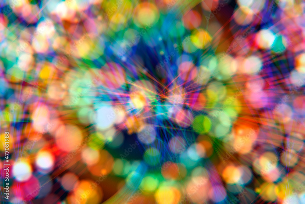 Abstract multicolored blurred bright background with bokeh. Abstract multicolored blurred bright background with bokeh.