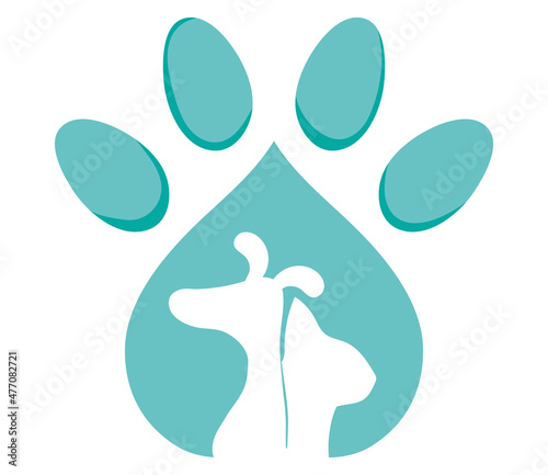 footprint with pets