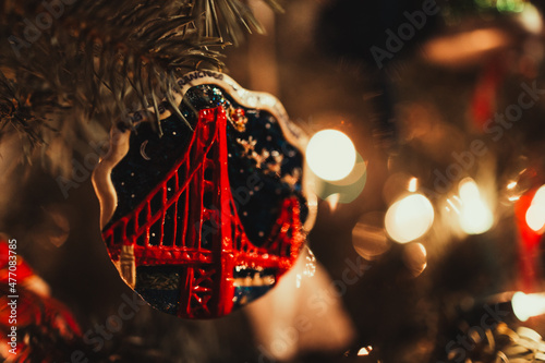 Photography Macro Christmas Tree Ornament